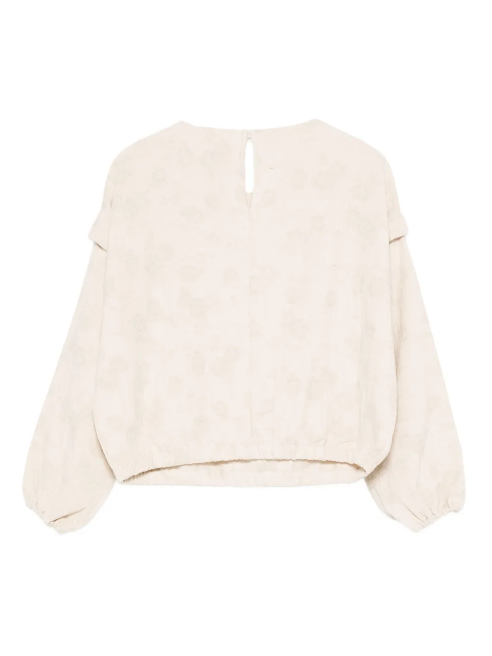 Andorine haut à fleurs en jacquard | Blouses | Image 2