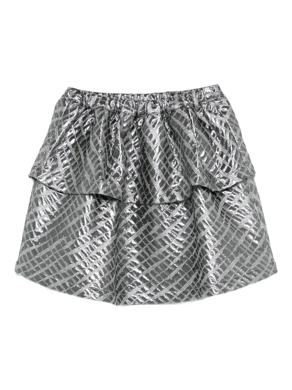 Andorine metallic-effect skirt | Silver | Image 1