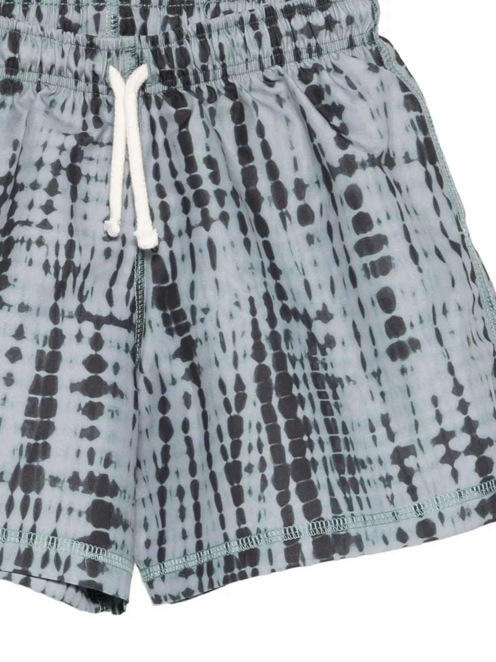 Andorine Tie-dye Swim Shorts In Blue