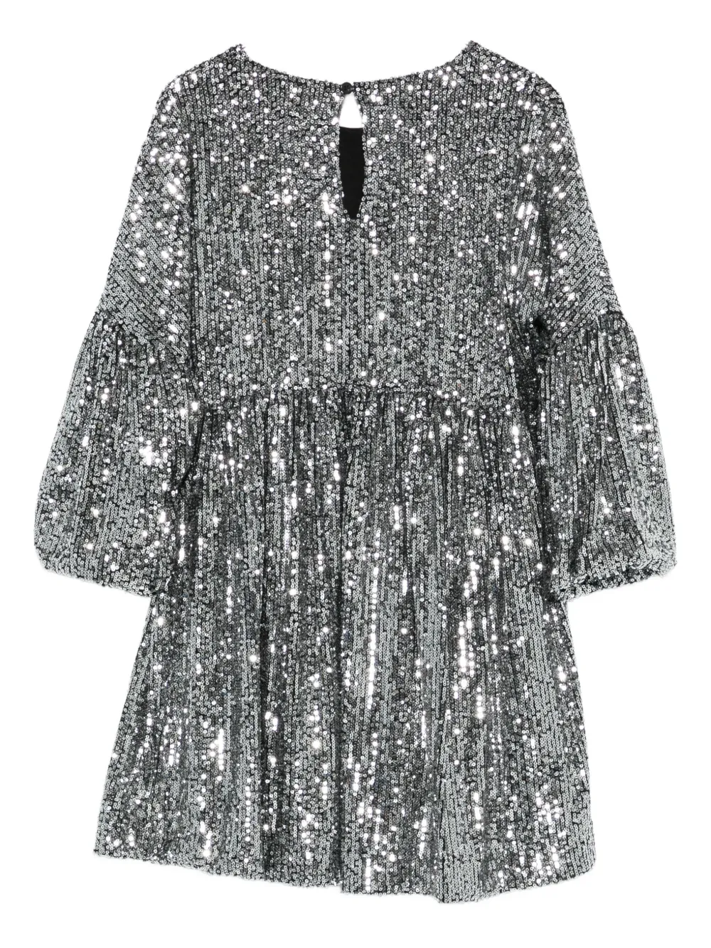 Andorine robe ornée de sequins à manches bouffantes | Robes habillées | Image 2