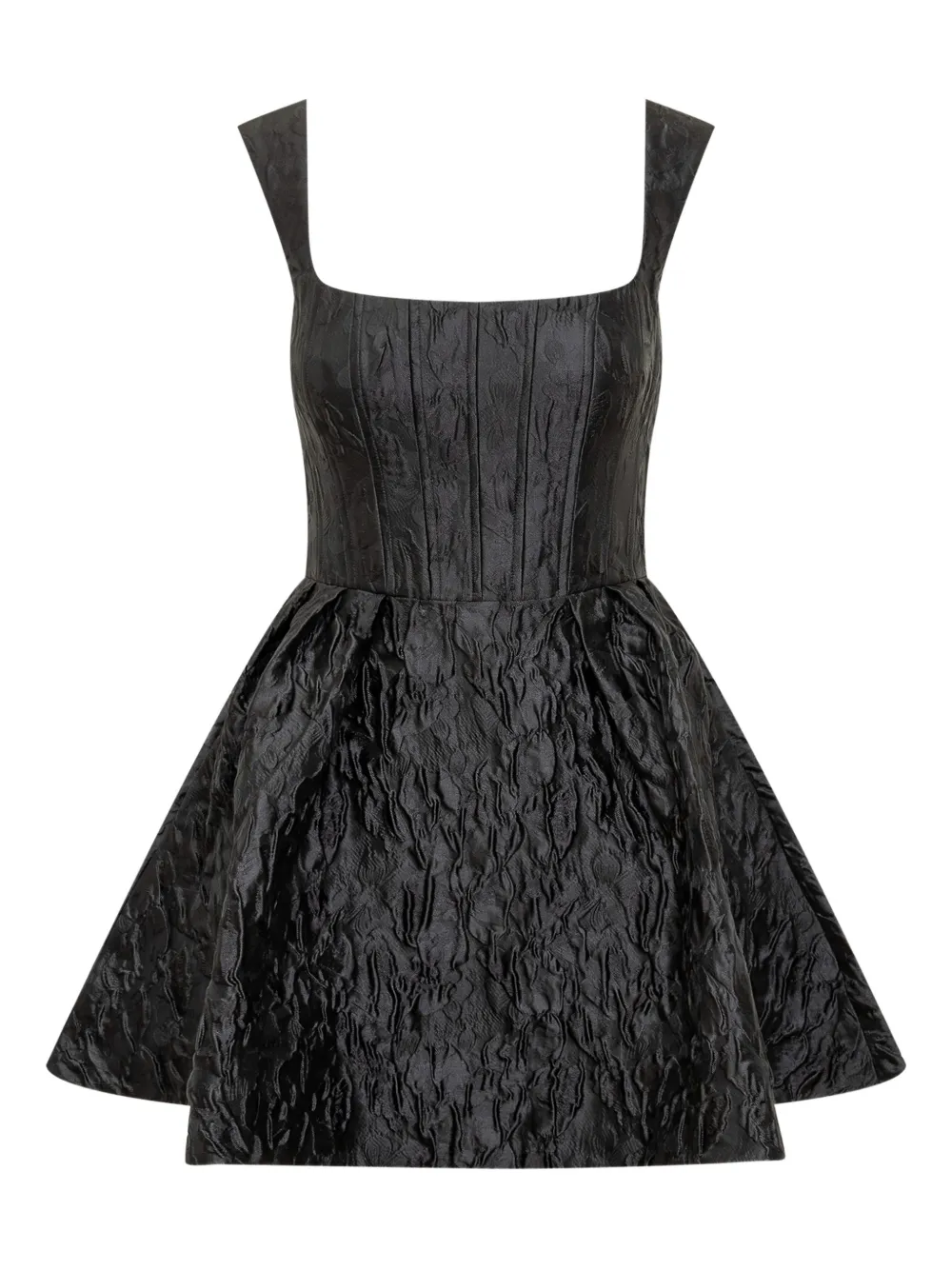 Rebecca Vallance Vanilla Dreams square-neck mini dress - Schwarz