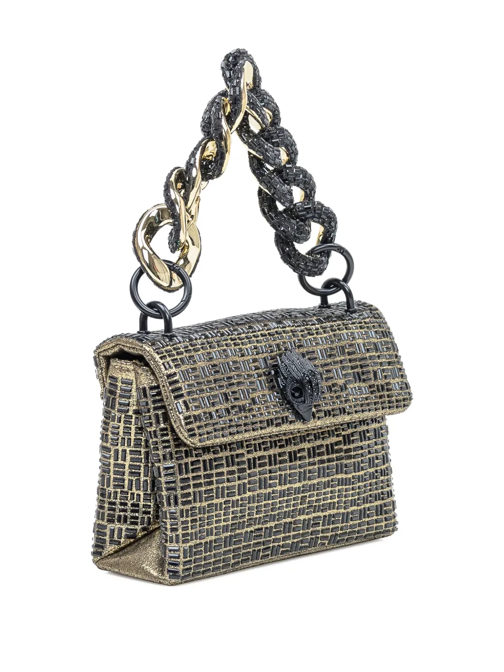 Kurt Geiger London Kensington mini-tas met ketting Goud
