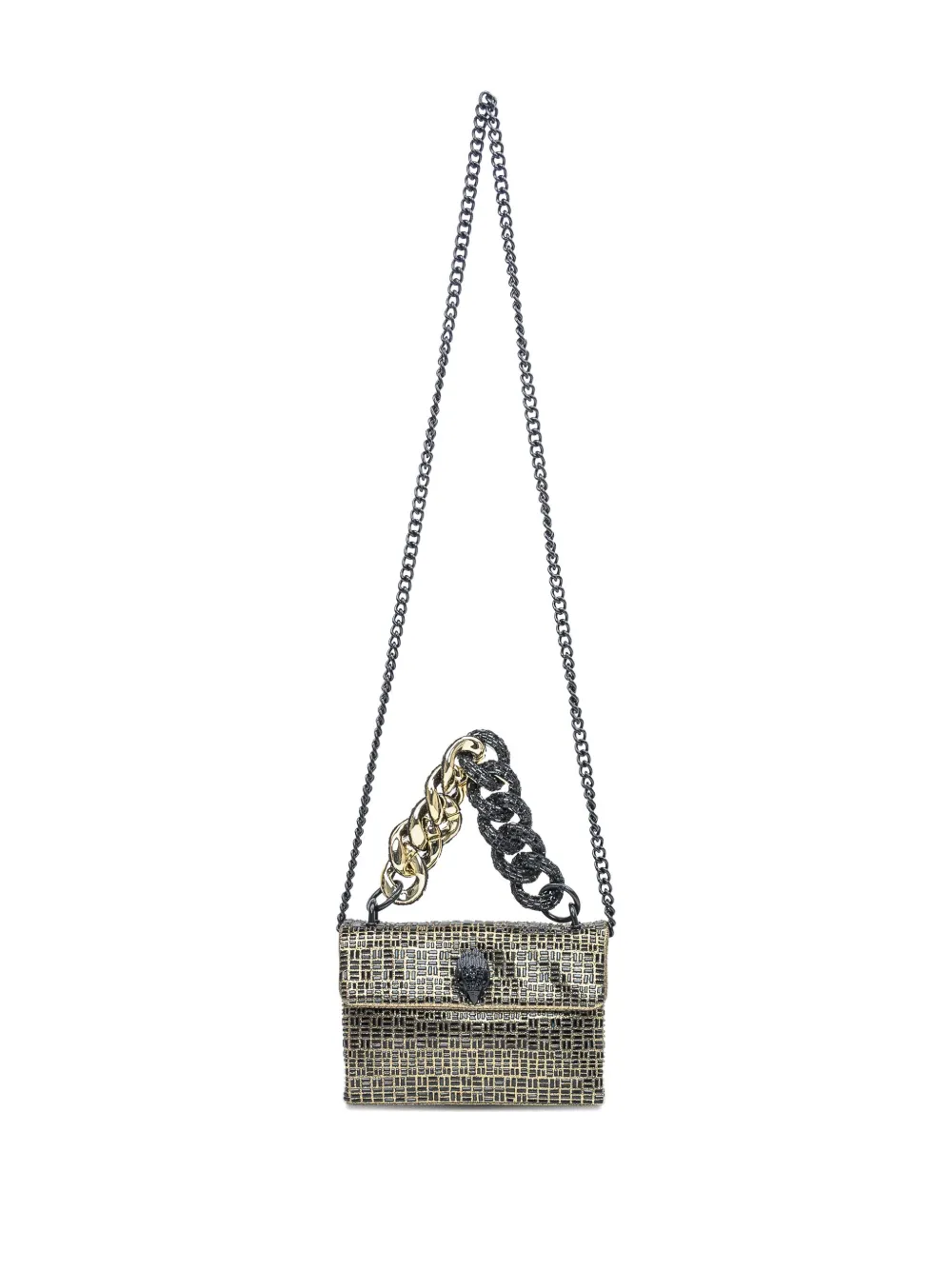Kurt Geiger London Kensington mini-tas met ketting Goud