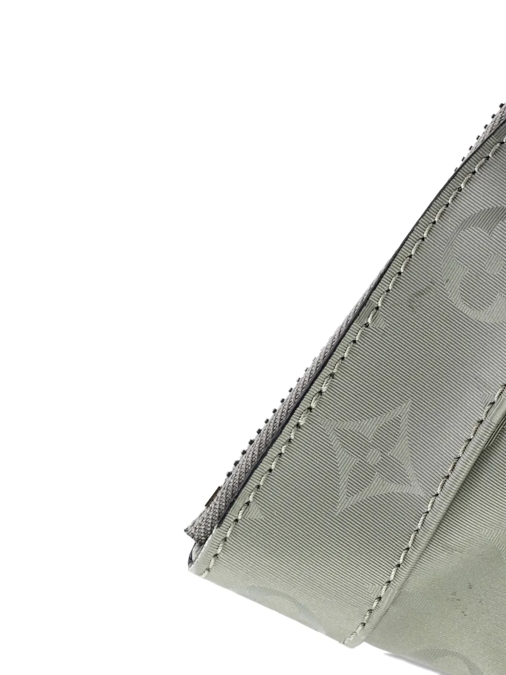 Pre-owned Louis Vuitton Zipped Tote Limited Edition Titanium Monogram Canvas Backpack In Gray
