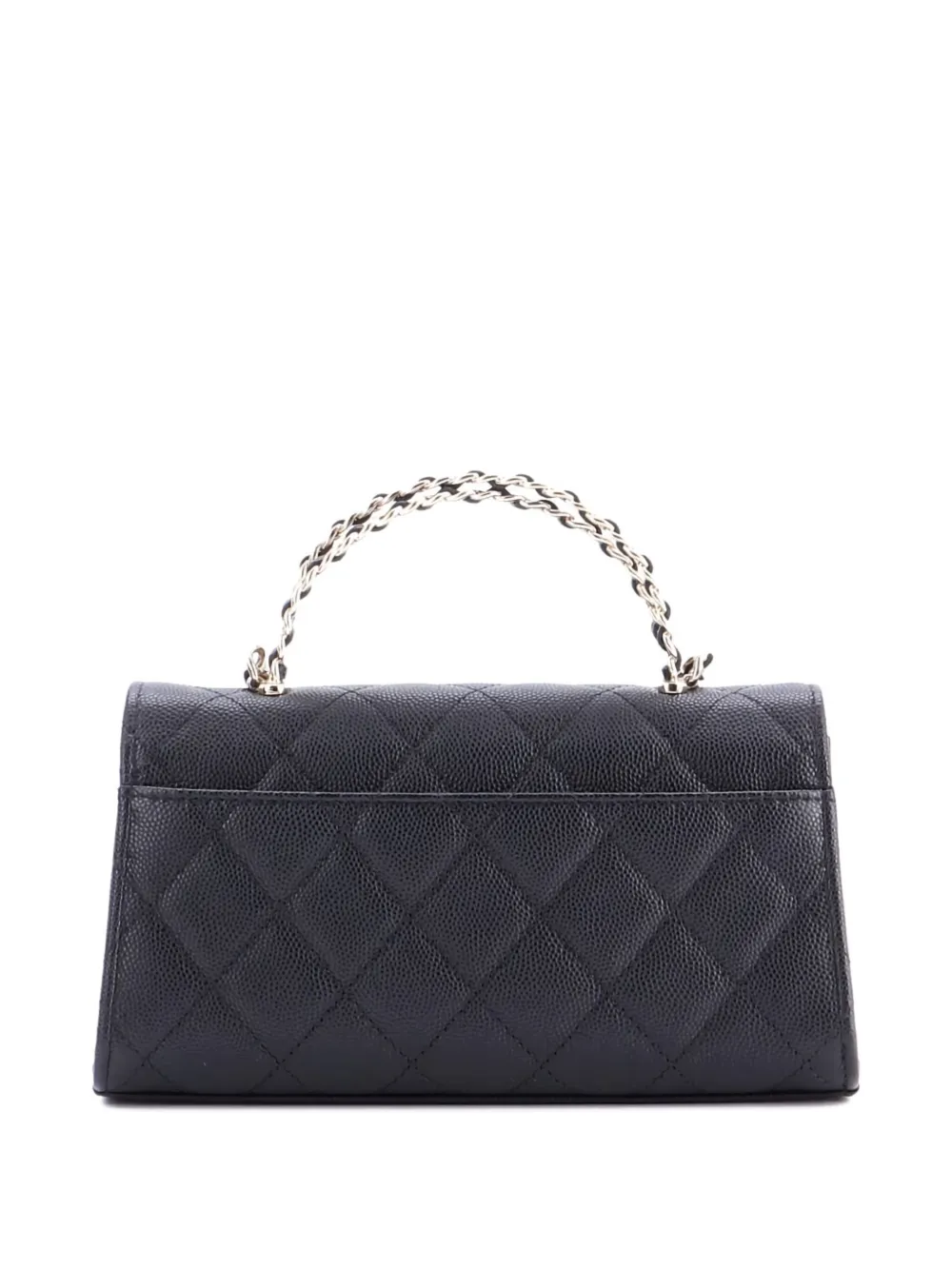 CHANEL Pre-Owned Top Handle Phone Holder with Chain Quilted Caviar shoulder bag | Pre-Owned | Image 2