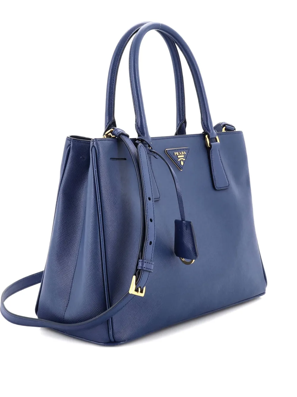 Prada Pre-Owned Gardener's Saffiano Leather Medium tote bag - ブルー Prada Pre-Owned Gardener's Saffiano Leather Medium tote bag - ブルー