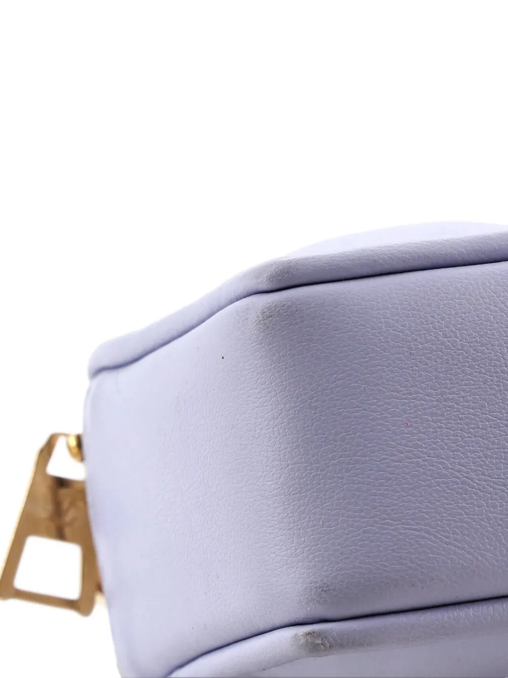 Pre-owned Louis Vuitton Pop My Heart Pouch Bag Bubblegram Leather Crossbody Bag In Purple