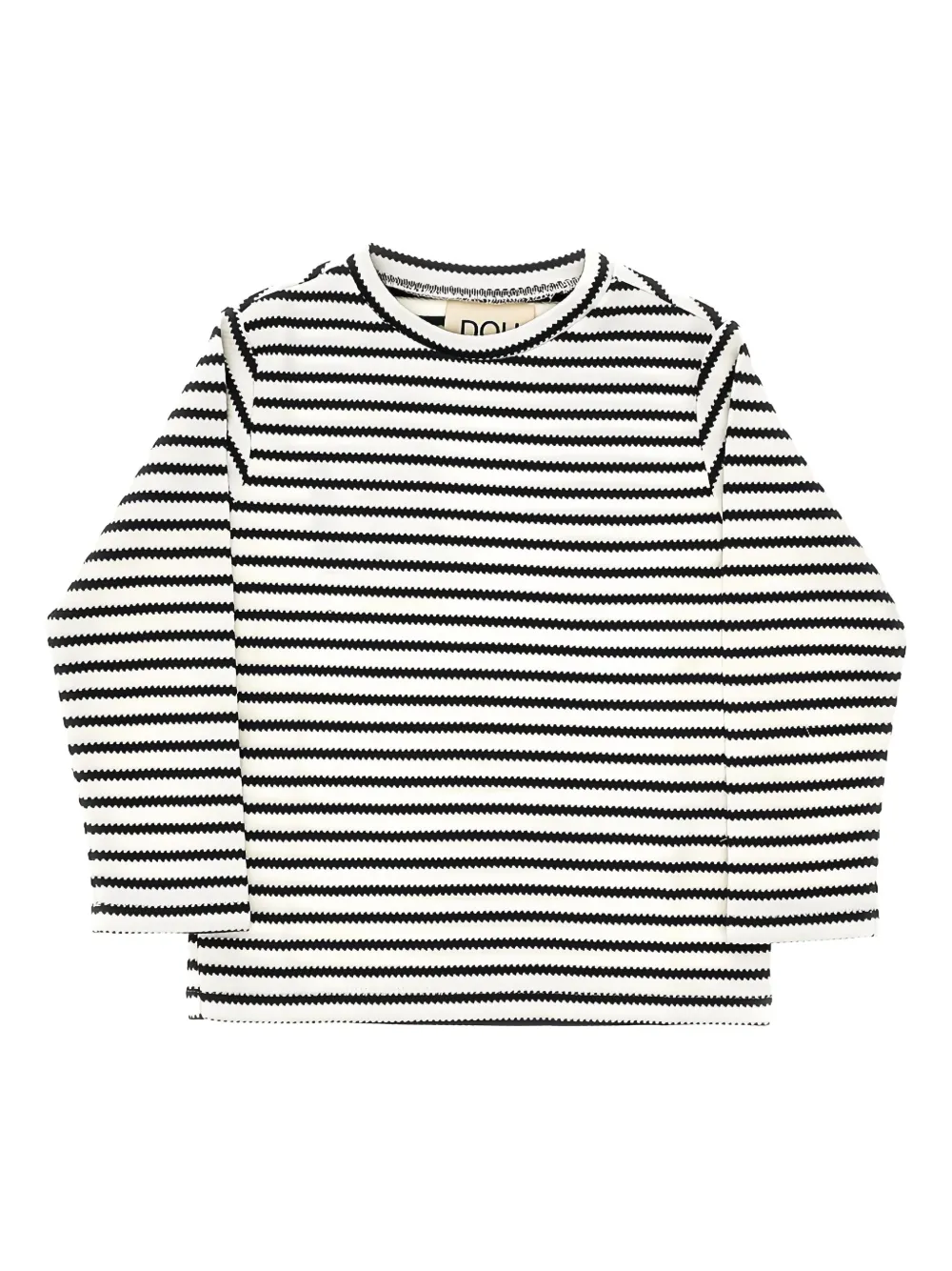 Doudou et Compagnie striped-pattern sweater | White | Image 1
