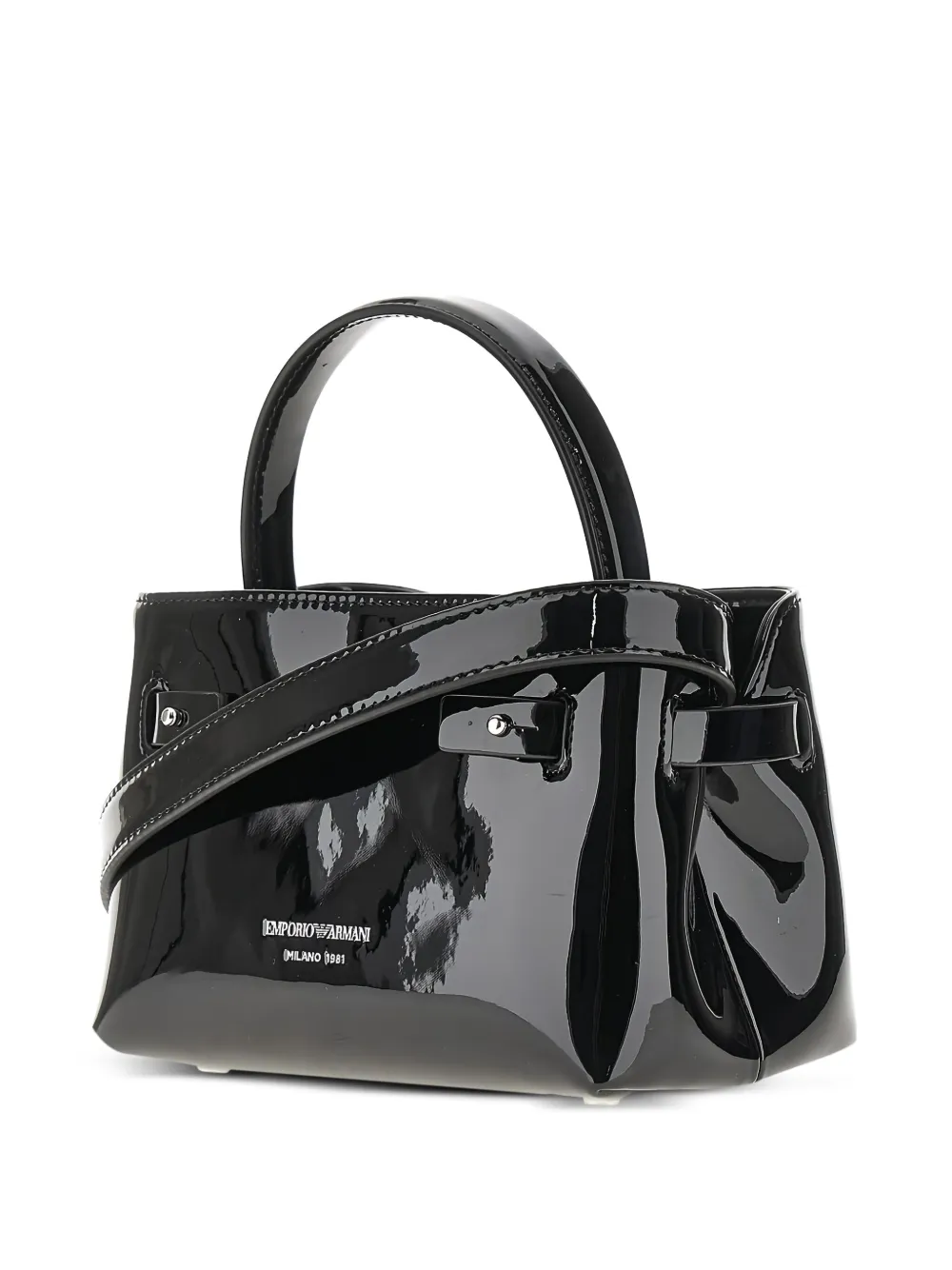 Emporio Armani Shopper met handvat Zwart