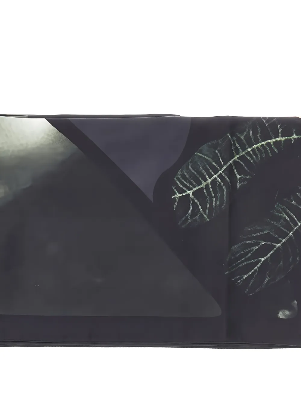 Emporio Armani Zijden sjaal - Zwart