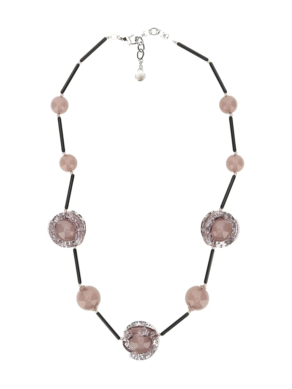 Emporio Armani Lobster-clasp-fastening Necklace In Black