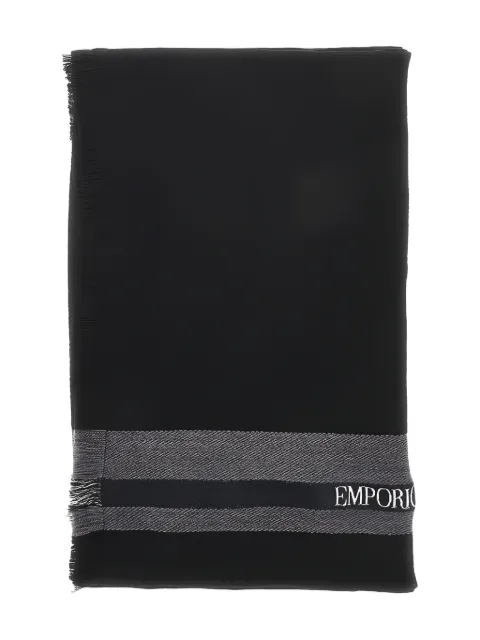 Emporio Armani mascada con detalle de rayas