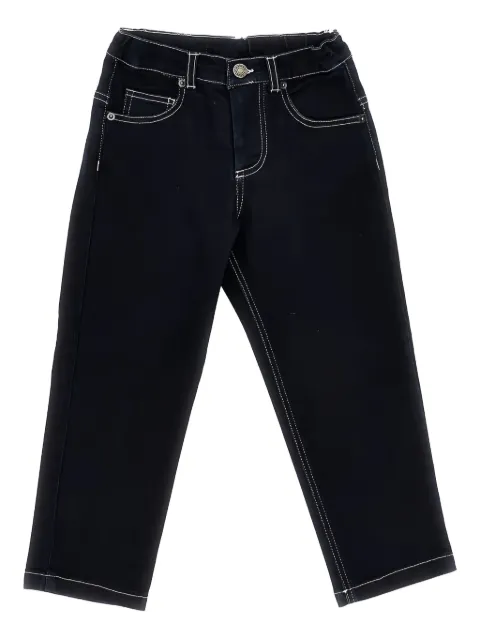 Doudou et Compagnie contrasting-stitching jeans