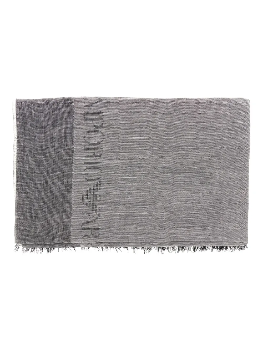 Emporio Armani Sjaal met logo Grijs