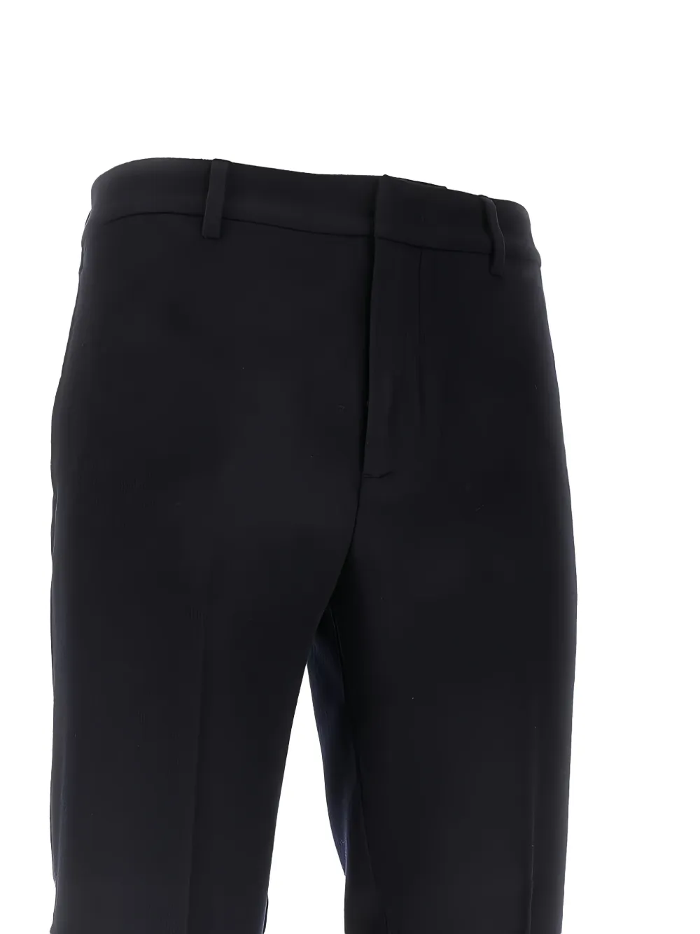 Emporio Armani Verborgen broek met riemlussen - Blauw
