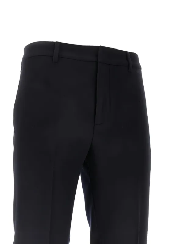 Emporio Armani ベルトループ パンツ | ブルー | FARFETCH JP