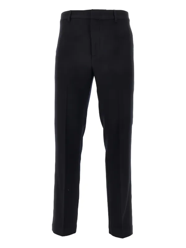 Emporio Armani ベルトループ パンツ | ブルー | FARFETCH JP