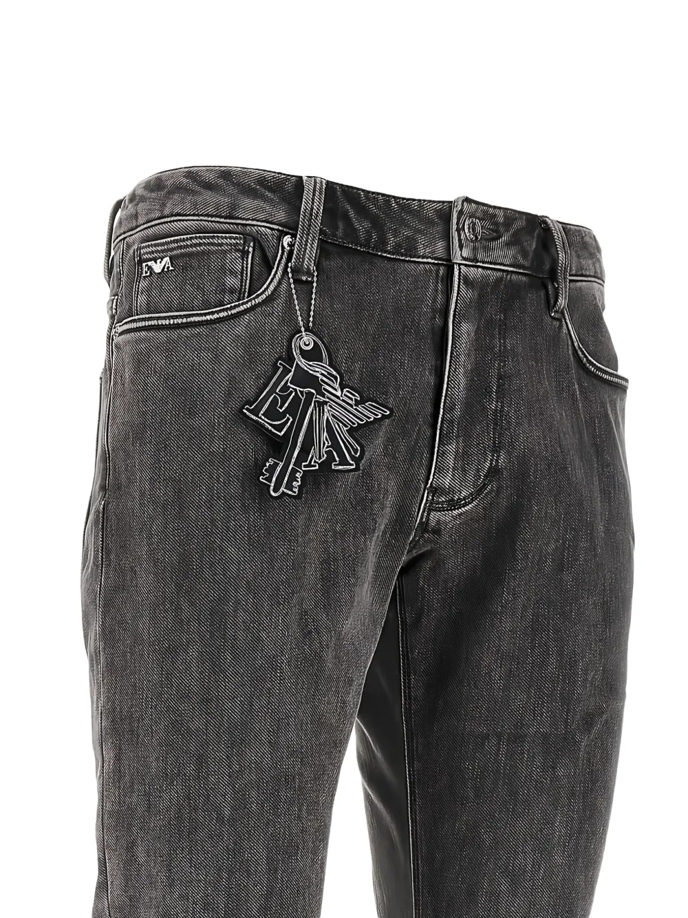 Emporio Armani Jeans met bedel - Grijs