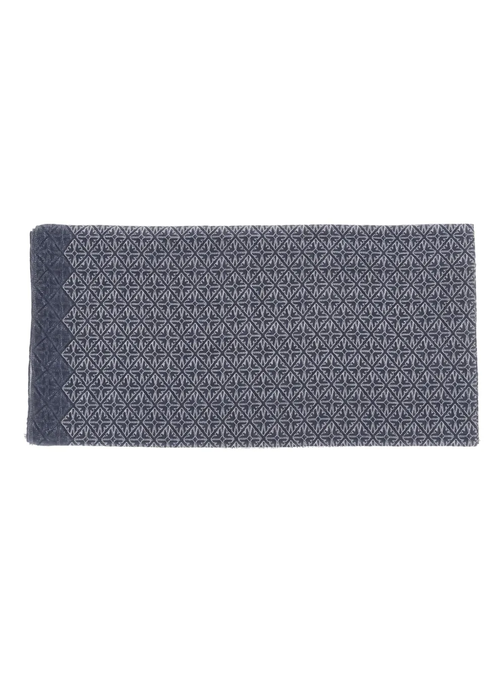 Emporio Armani Sjaal met logopatroon - Blauw