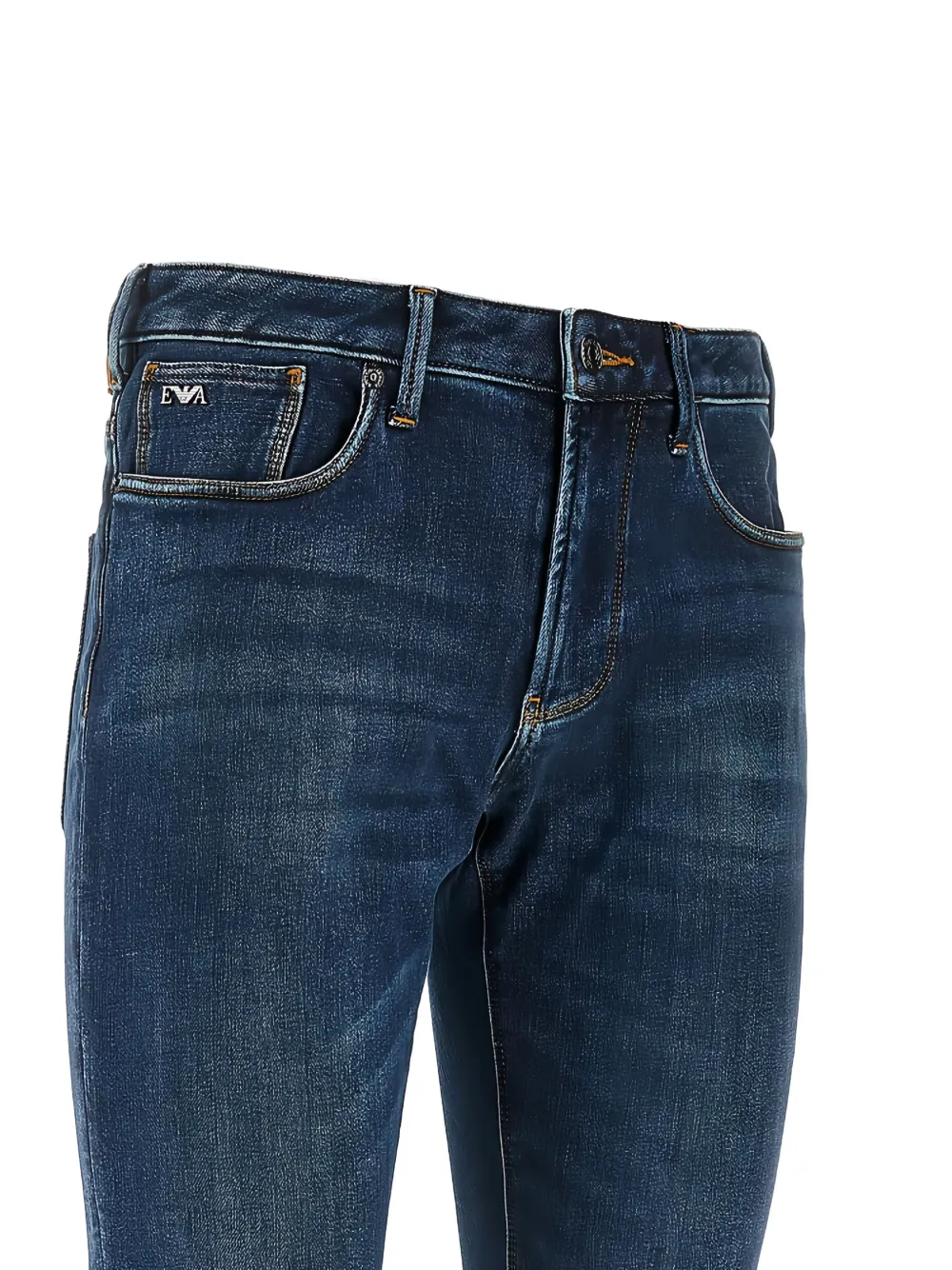 Emporio Armani Jeans met vijf zakken - Blauw