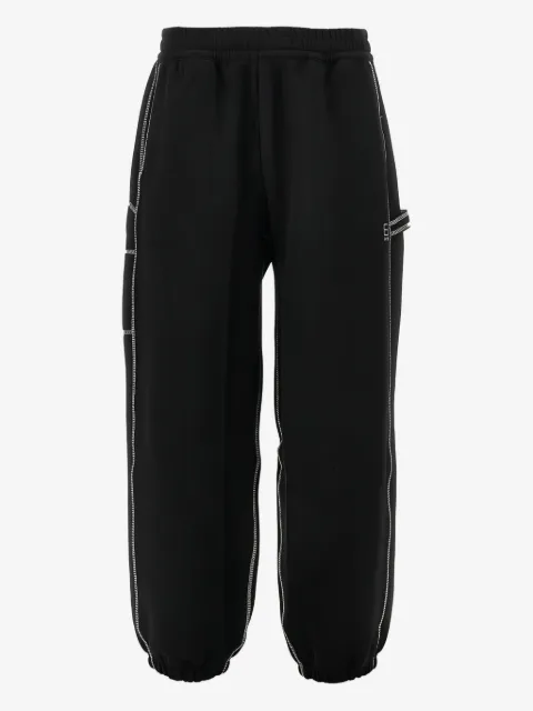 Ea7 Emporio Armani contrast-trim joggers