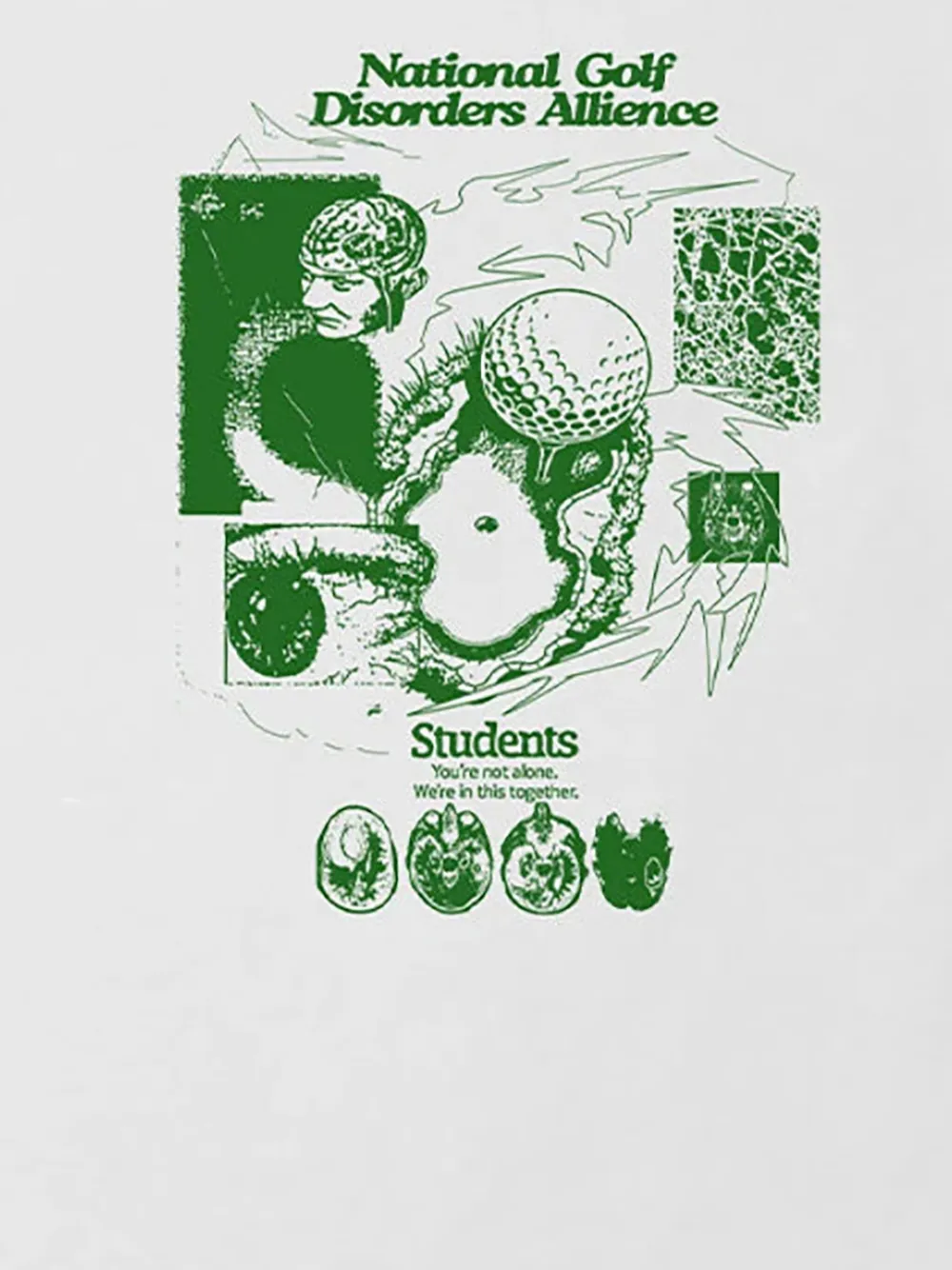 Students Golf playera You're Not Alone | Playeras | Image 2