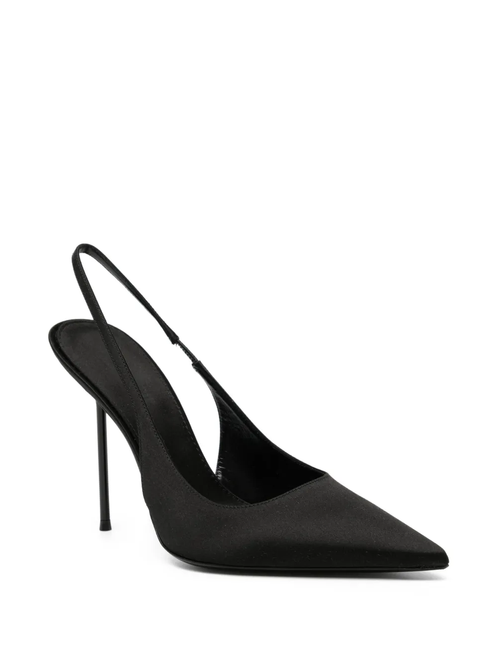 Paris Texas Slingback Pumps Pointed Toe Design In Black
