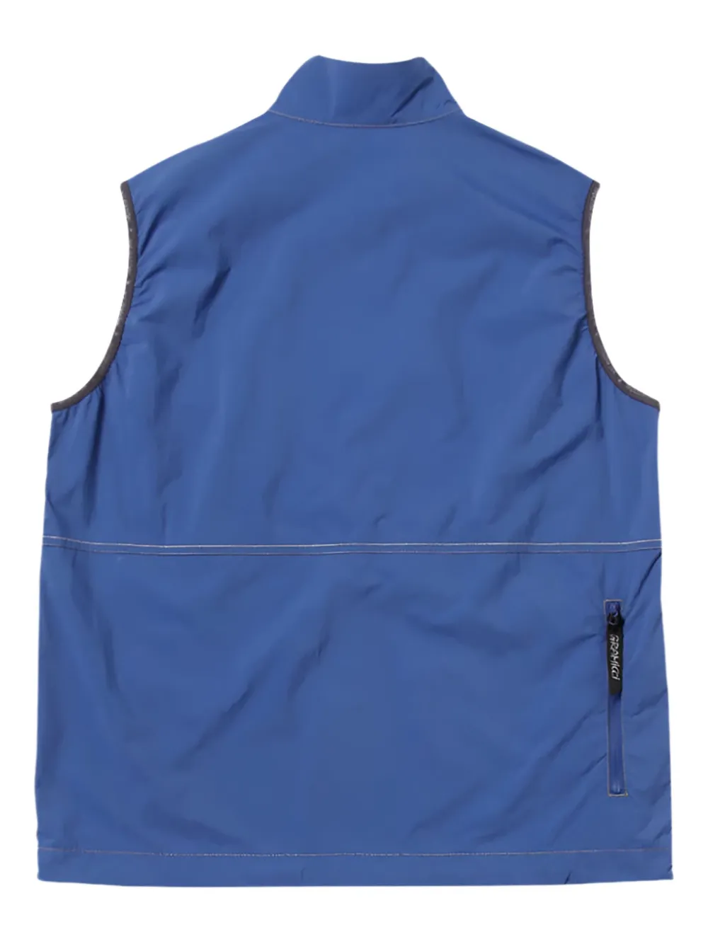 Gramicci brushed-texture nylon vest - Blauw