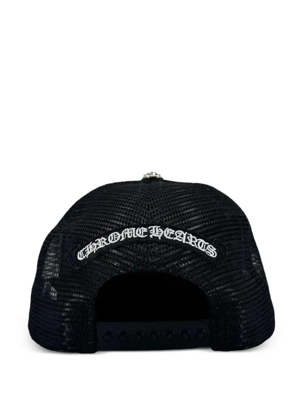 Chrome Hearts Triple Cross trucker-graphic Cap | Black | FARFETCH