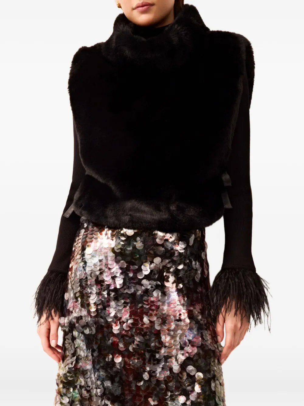 Marie Oliver Cordelia Top In Black