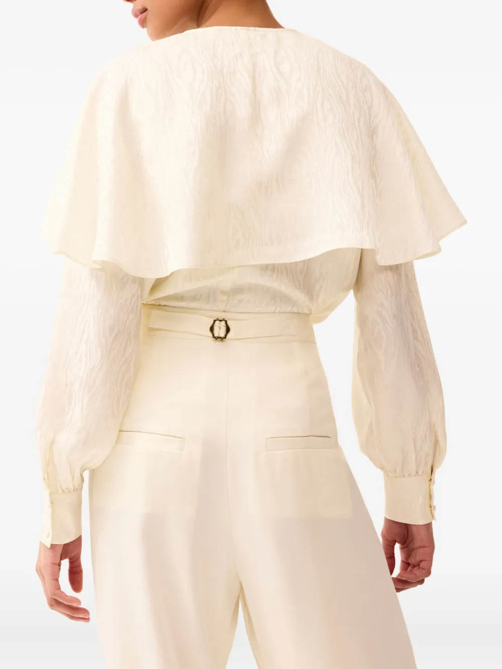 Marie Oliver Jayne Silk Blouse In Neutral