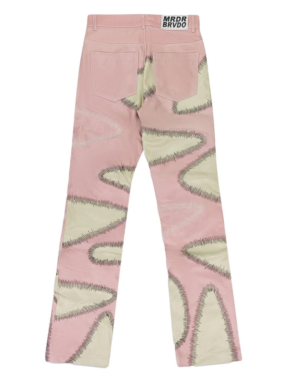 Who Decides War amalgamated leather bootcut trousers | Bootcut Jeans | Image 2