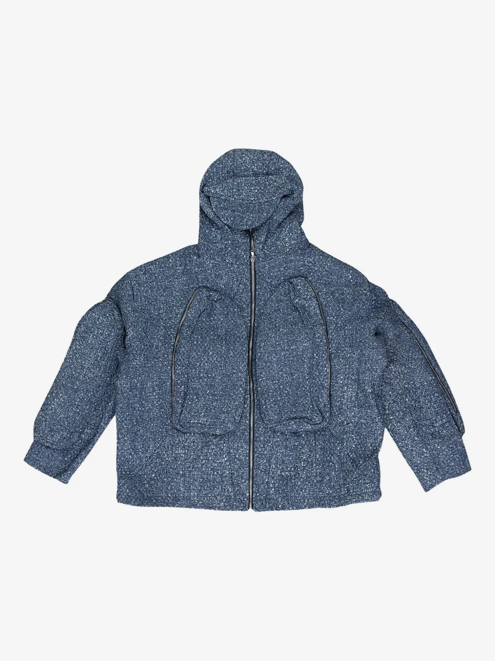 Who Decides War clandestine hooded jacket | Blue | Image 1