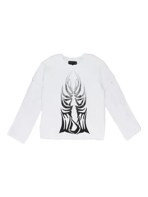 Who Decides War t-shirt Winged Gradient