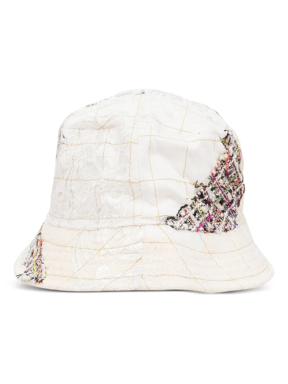 Who Decides War bob en tweed à design patchwork | Image 2