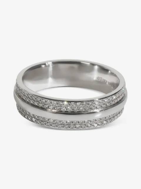 Tiffany & Co. Pre-Owned 18K white gold diamond ring