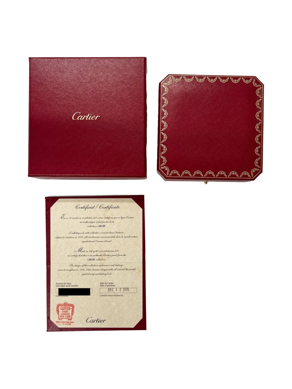 Pre-owned Cartier 18k White Gold Love Diamond Necklace In Silver