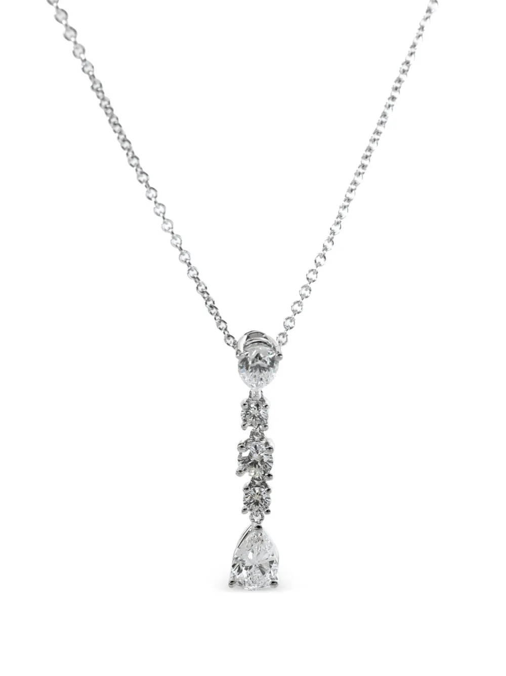 Tiffany & Co. Pre-Owned collier Swing en platine à diamant | Homme | Image 2