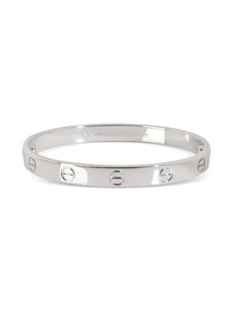 Cartier 18K white gold Love bracelet
