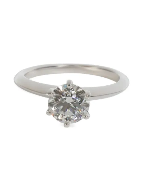 Tiffany & Co. Pre-Owned platinum diamond solitaire ring