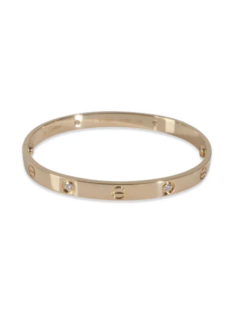 Cartier 18K yellow gold Love diamond bracelet
