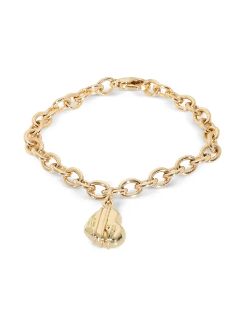 Tiffany & Co. Pre-Owned 18K yellow gold heart-charm bracelet