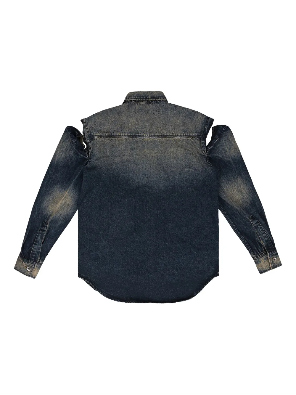 Who Decides War Winged gradient shirt - Blauw