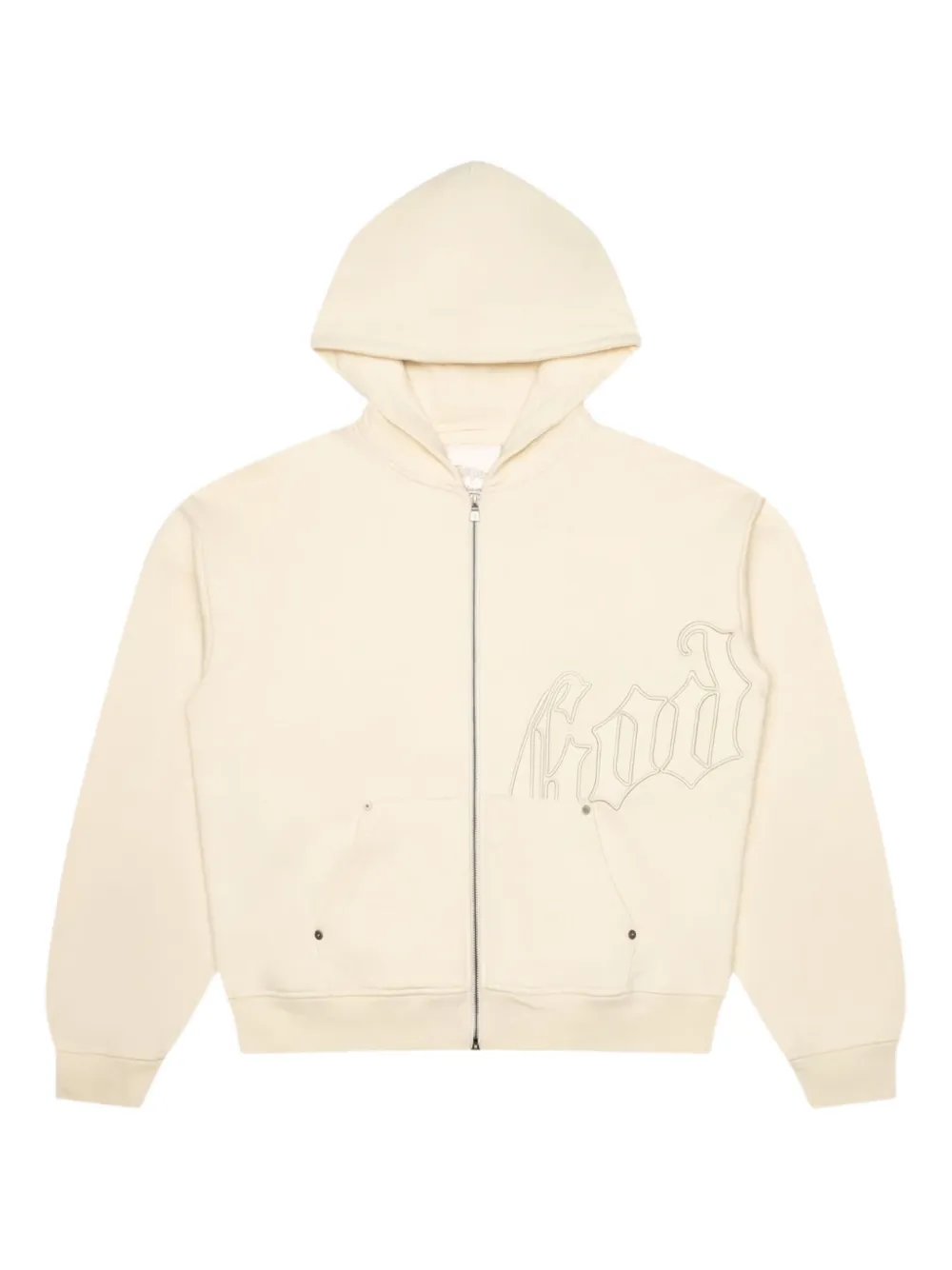 GODSPEED OG logo zip-up hoodie | Neutrals | Image 1