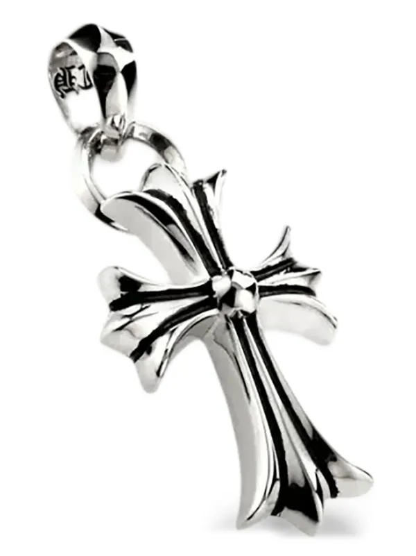 CHROME HEARTS グレー クロスネックレス 2019 クロムハーツ クロス ダガー ボール チェーン ネックレス (CHROME