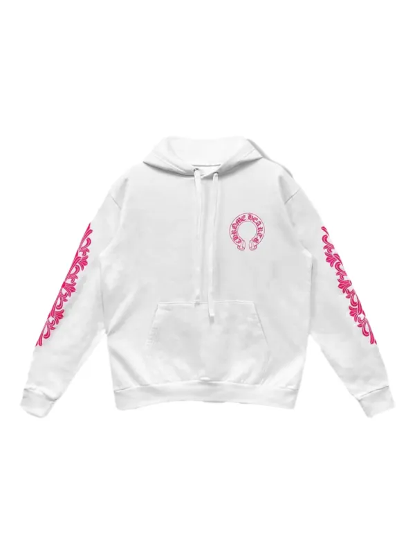Chrome Hearts ホースシューロゴ パーカー | ホワイト | FARFETCH JP