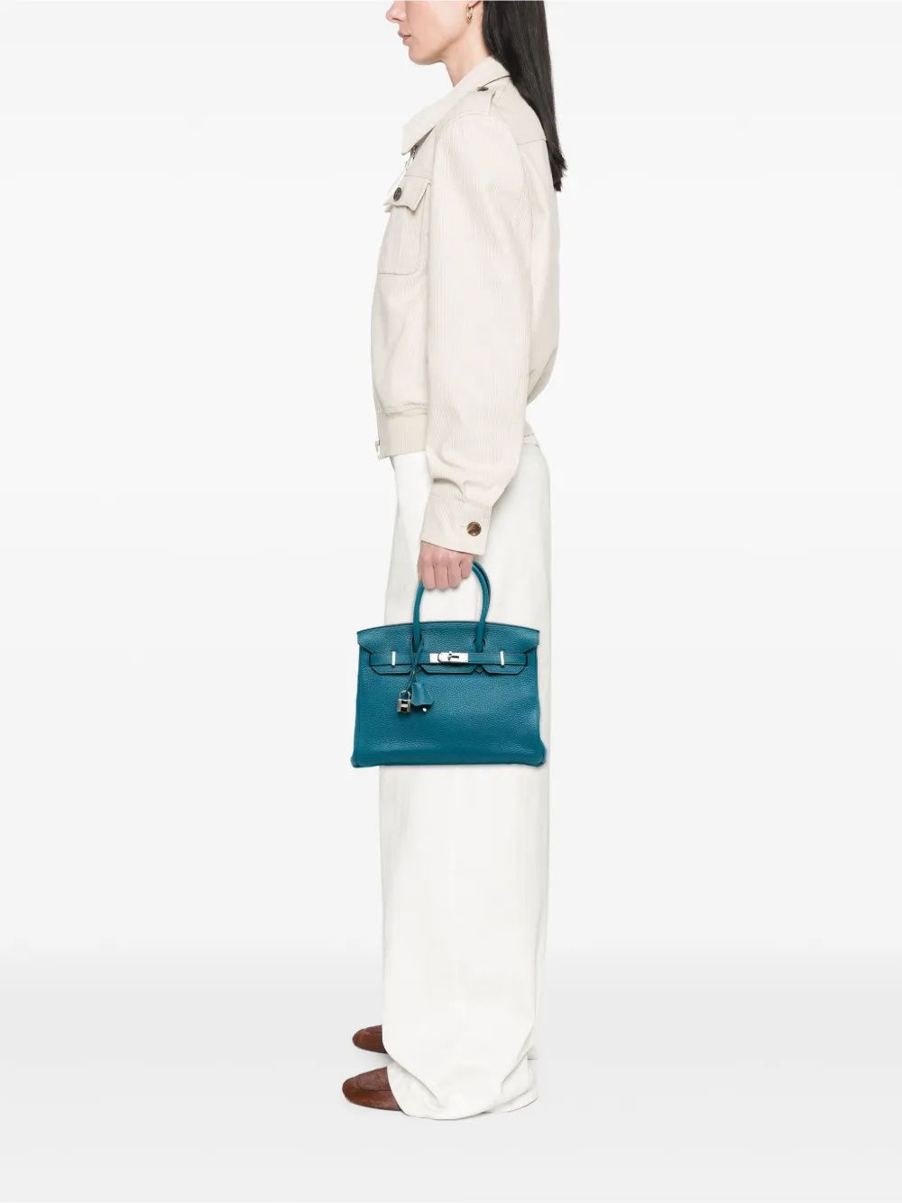 Hermès Pre-Owned sac à main Togo Birkin Retourne 30 (2011-2013) | Pre-owned | Image 2