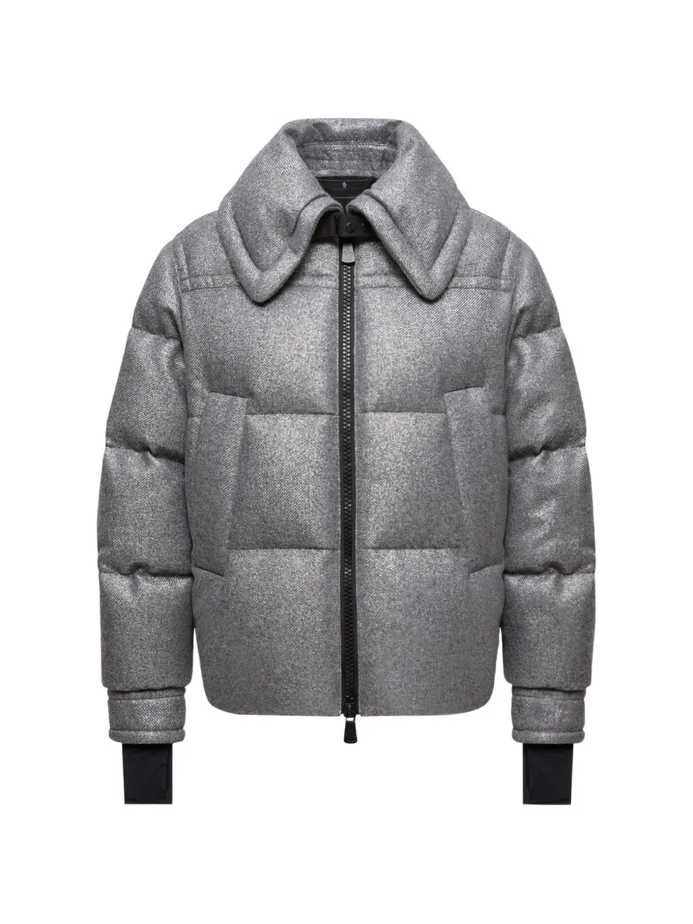 Moncler Grenoble Gewatteerd jack met rits Grijs
