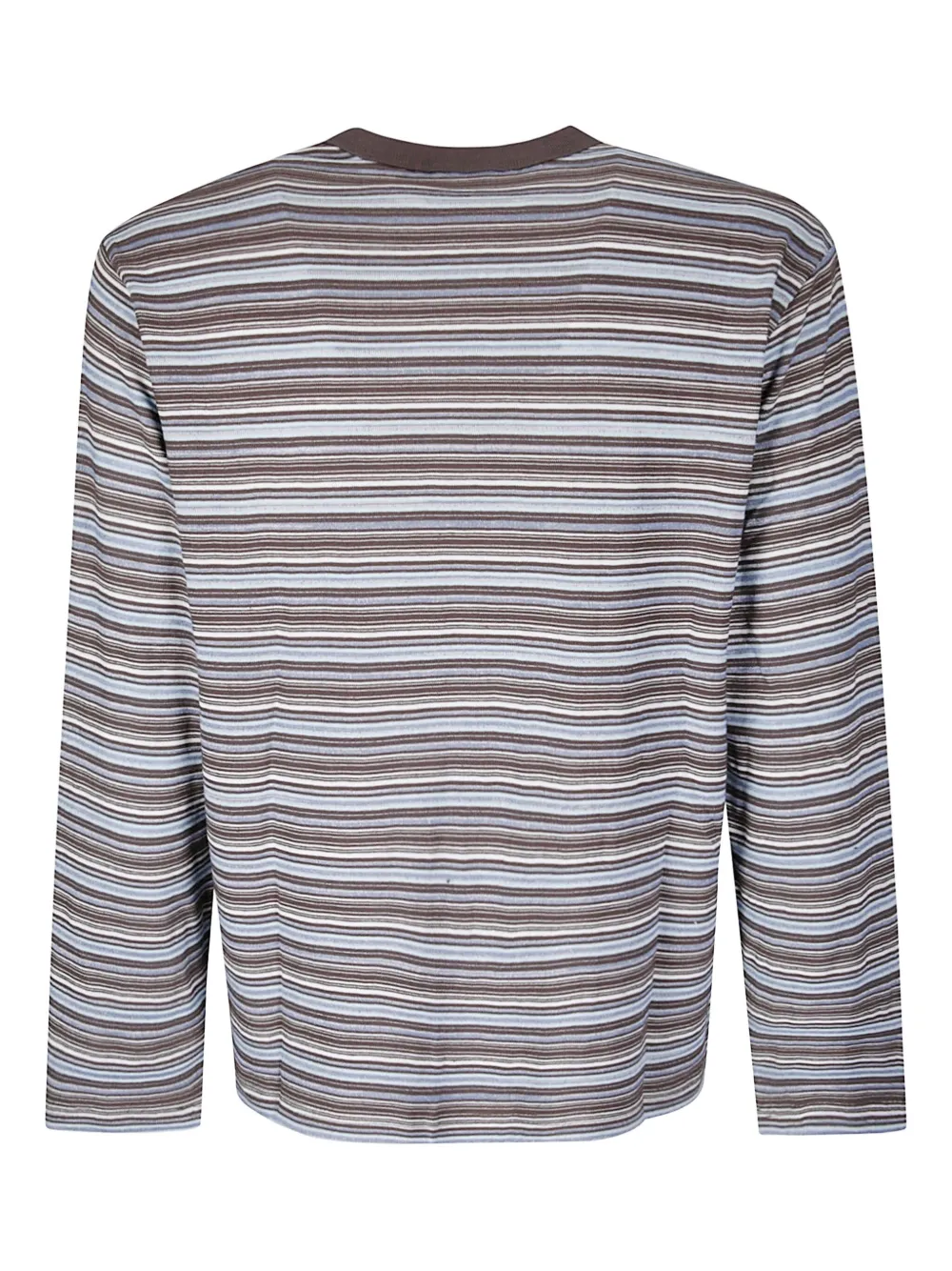 Brain Dead Romy stripe-pattern long-sleeve top - Bruin