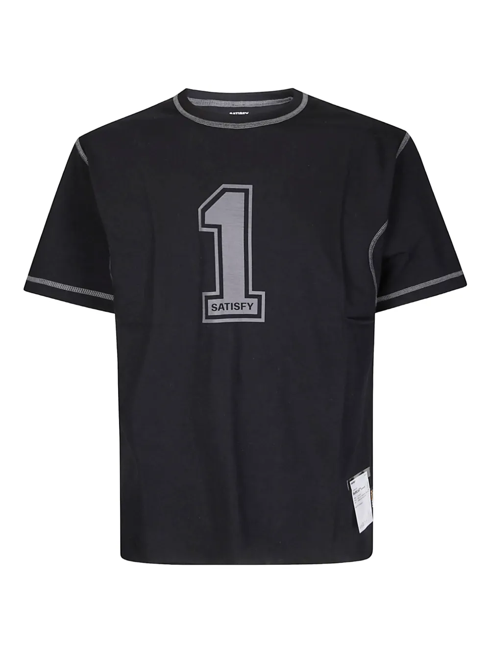 Satisfy Softcell number-print T-Shirt | Black | Image 1